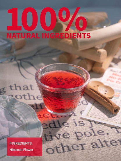 Discover the Refreshing Tart Flavor of Premium Hibiscus Tea Bags - Caffeine Free, 100 Count