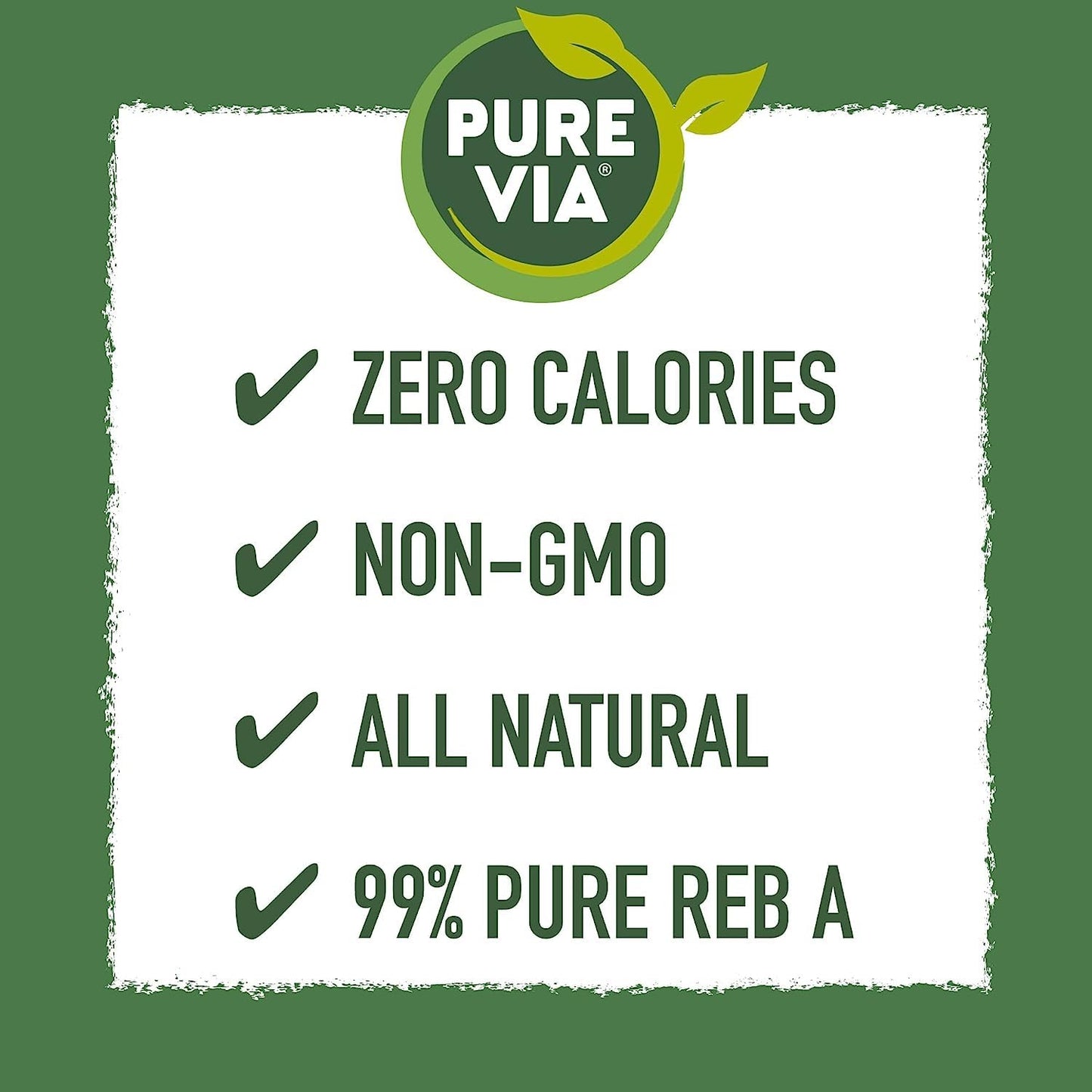 Experience the Sweetness of Nature with Pure Via Stevia Sweetener - 28.2Oz (800 Packets)