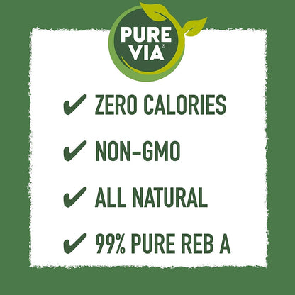 Experience the Sweetness of Nature with Pure Via Stevia Sweetener - 28.2Oz (800 Packets)