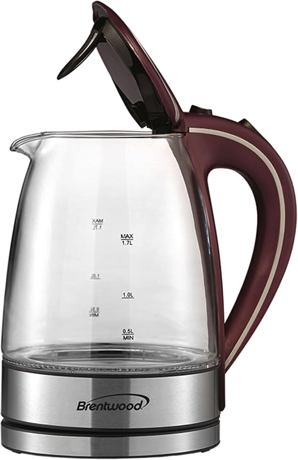 Elevate Your Beverage Experience with the KT-1900PR Cordless Electric Kettle - 1.7L Stylish Purple Glass Design