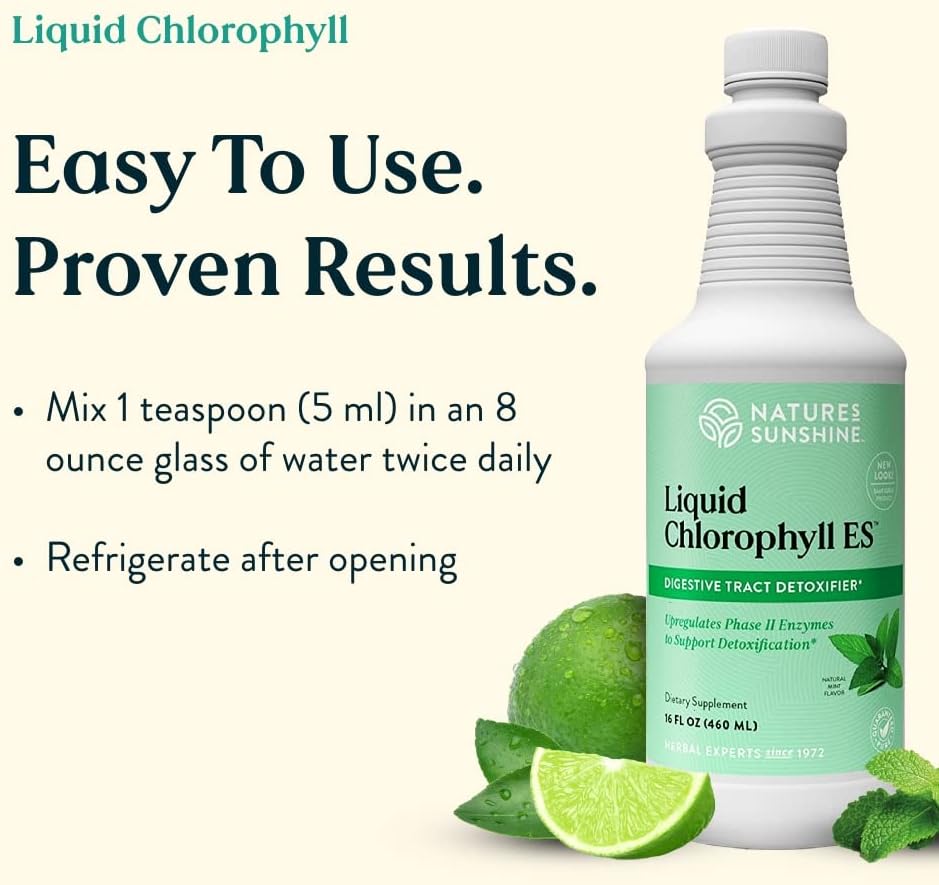 Revitalize Your Health with Nature’s Sunshine Liquid Chlorophyll - Detox, Energize & Freshen Your Body Naturally!