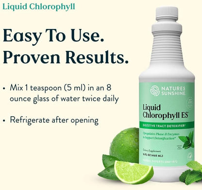 Revitalize Your Health with Nature’s Sunshine Liquid Chlorophyll - Detox, Energize & Freshen Your Body Naturally!