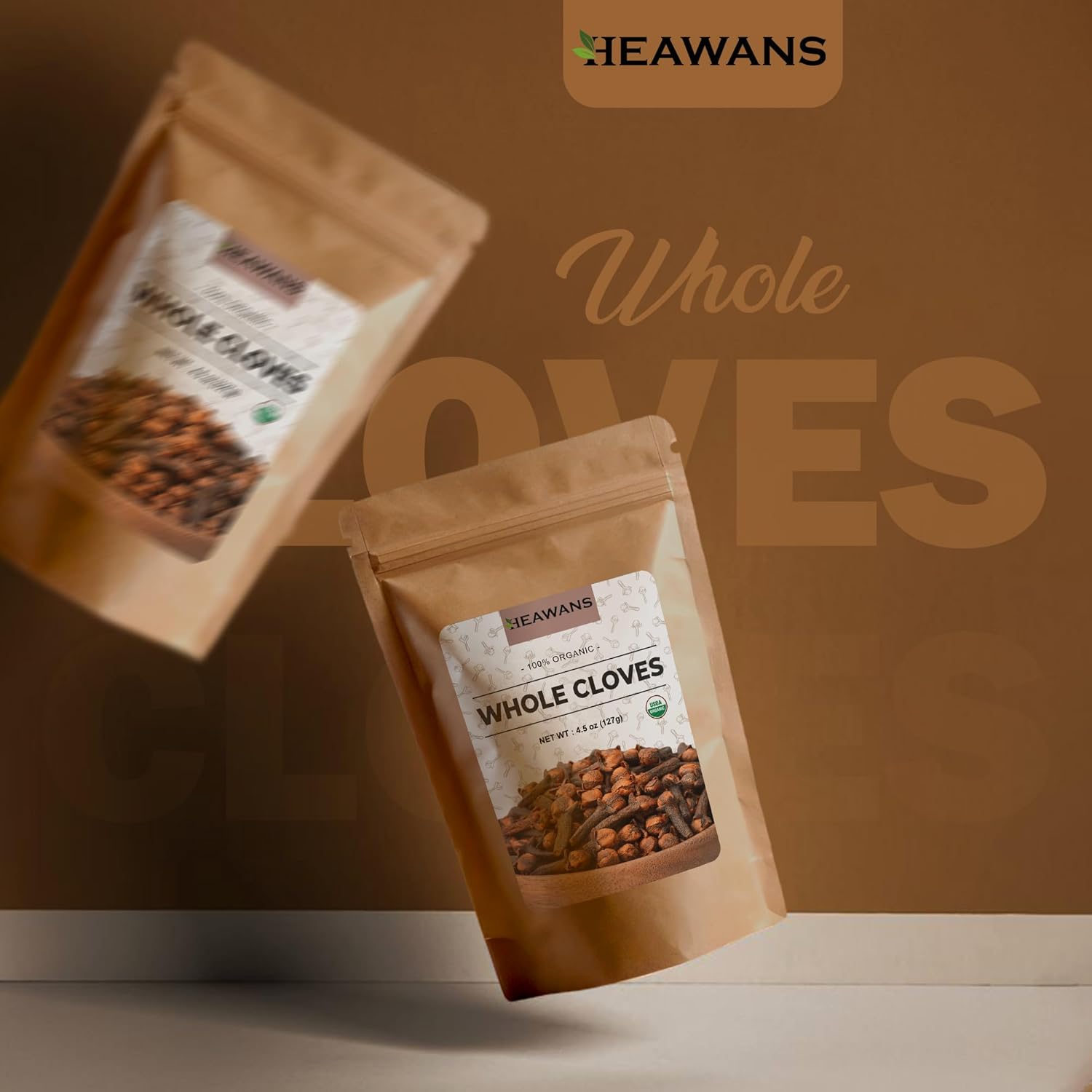 Discover the Rich Flavor of Hand-Picked Premium Organic Whole Cloves - 4.5 Oz from USDA Certified Farms