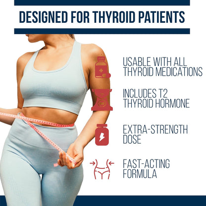 Revitalize Your Metabolism with Thyroid Fat Burner - Fast-Acting Thermogenic Supplement for Effective Weight Loss and Waist Trimming