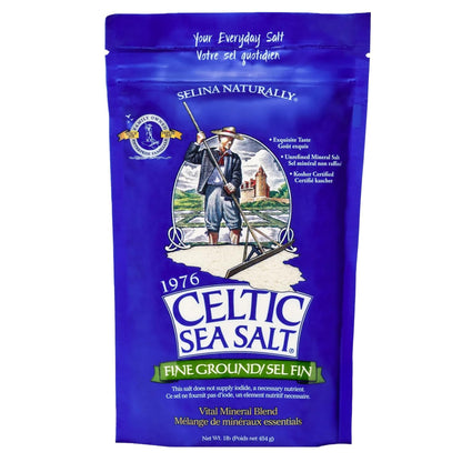 Elevate Your Culinary Creations with Fine Ground Unrefined Mineral Salt – Sustainably Harvested and Lab Tested for Pure Flavor – 1 Lb Resealable Bag