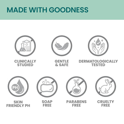 Revitalize Your Skin with Purifying Neem Face Wash - Ideal for Normal to Oily Skin, Enriched with Turmeric, Vegan & Soap-Free, 2 Pack (5.07 Fl Oz each)