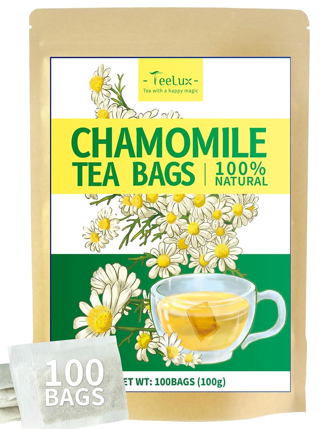 Discover the Refreshing Tart Flavor of Premium Hibiscus Tea Bags - Caffeine Free, 100 Count