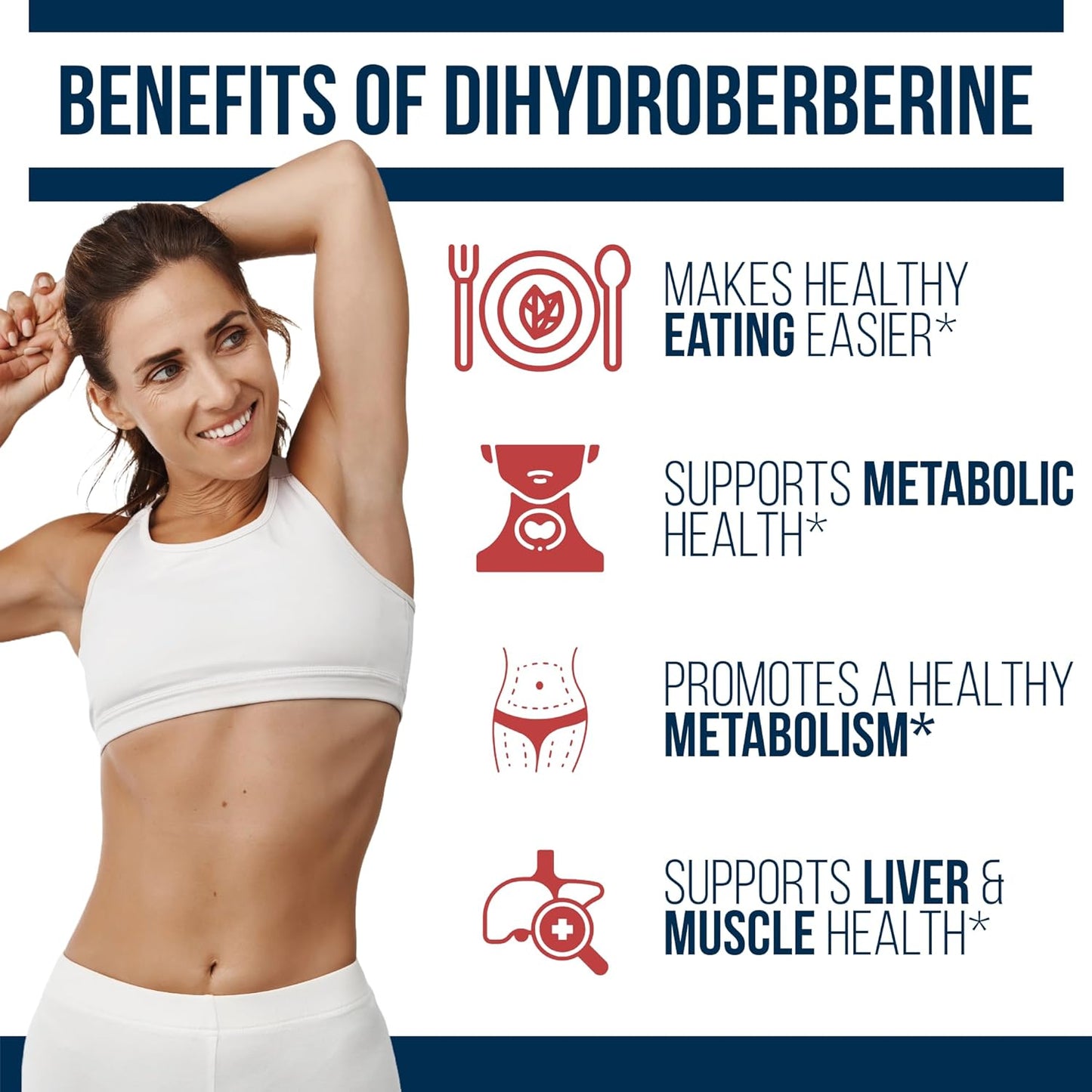 Unlock Your Health Potential with Dihydroberberine Supplement - 200 Mg for Enhanced Cardiovascular, Gut, Thyroid, & Immune Support | 60 Capsules