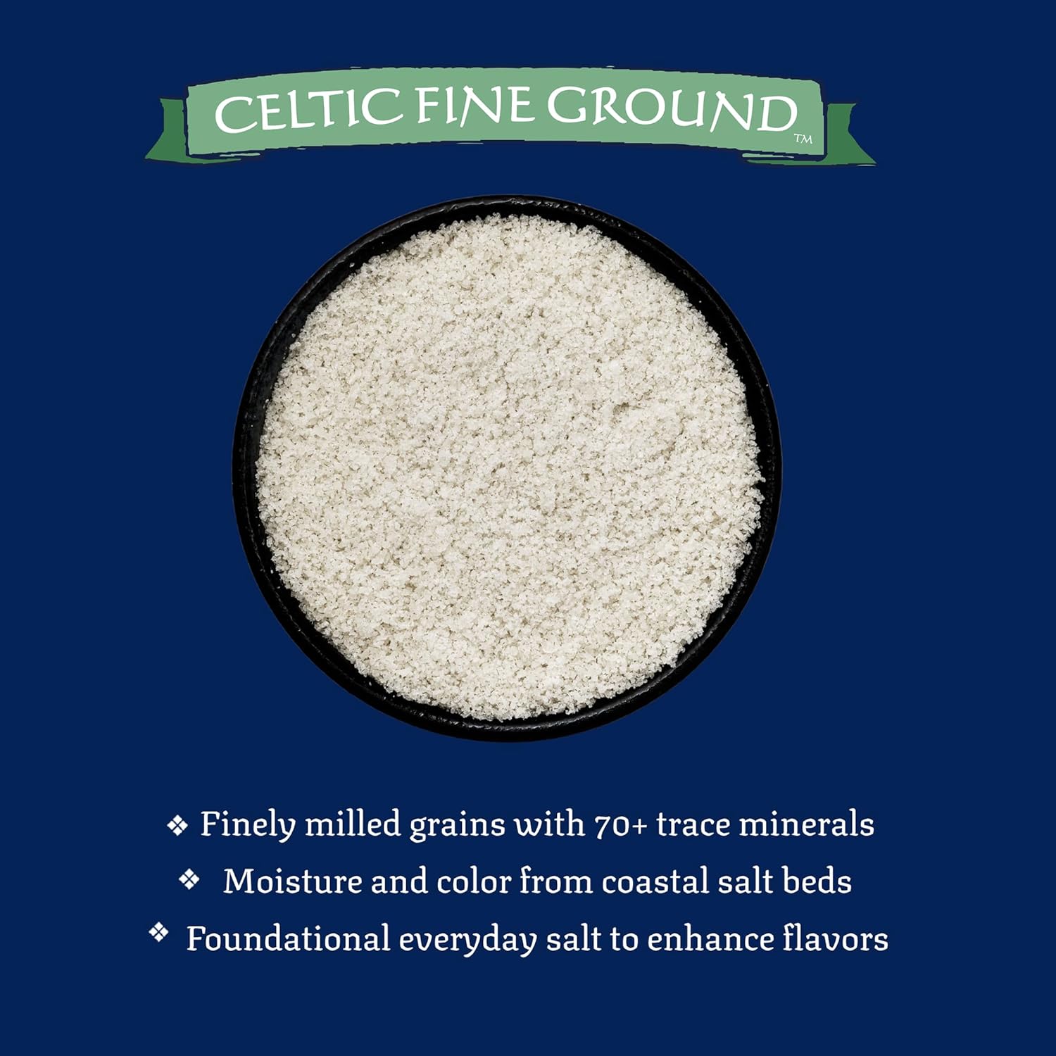 Elevate Your Culinary Creations with Fine Ground Unrefined Mineral Salt – Sustainably Harvested and Lab Tested for Pure Flavor – 1 Lb Resealable Bag