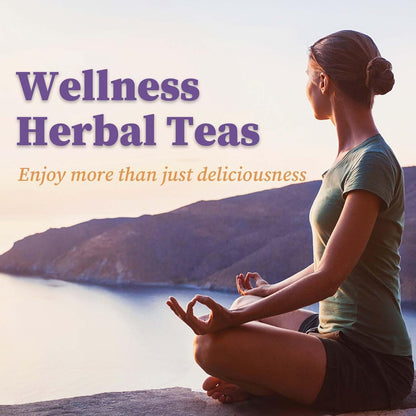 Indulge in Tranquility with Hyssop Tea Bags - 30 Premium Caffeine-Free Teabags for Digestive Support and Relaxation